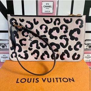 LOUIS VUITTON NEVERFULL POUCH ‘ WILD AT HEART CREME 😎